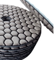 Круг алмазный шлифовальный по камню гибкий 2#, 100 мм,сухой, оранжевый "Бык" оптом