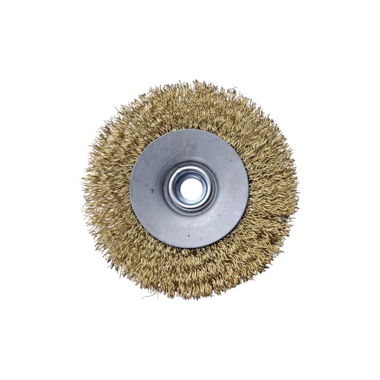 Щетка для УШМ чашечная 100 мм, 4&quot;, волнистая, латунированная, &quot;MAXIMUM&quot; MX 17870 оптом